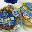 Hyvää Suomesta -merkki ruisleipäpussissa. Kuvituskuva.