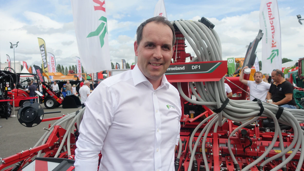 Stéphane Deleens, Kverneland Groupin Ranskan myyntijohtaja.