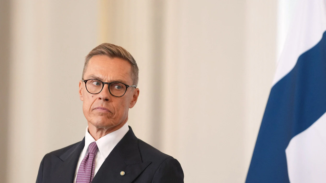 Presidentti Alexander Stubbin mukaan hyökkäys rikkoo kansainvälistä oikeutta ja normeja. LEHTIKUVA/AFP.