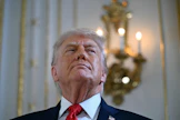 Presidentti Donald Trump ilmoitti asettavansa tuontitulleja Euroopan maille, jotka lähettävät sotilaita Grönlantiin. LEHTIKUVA / AFP. 