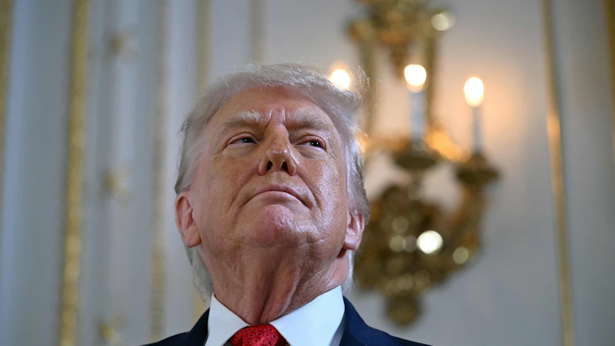 Presidentti Donald Trump ilmoitti asettavansa tuontitulleja Euroopan maille, jotka lähettävät sotilaita Grönlantiin. LEHTIKUVA / AFP.