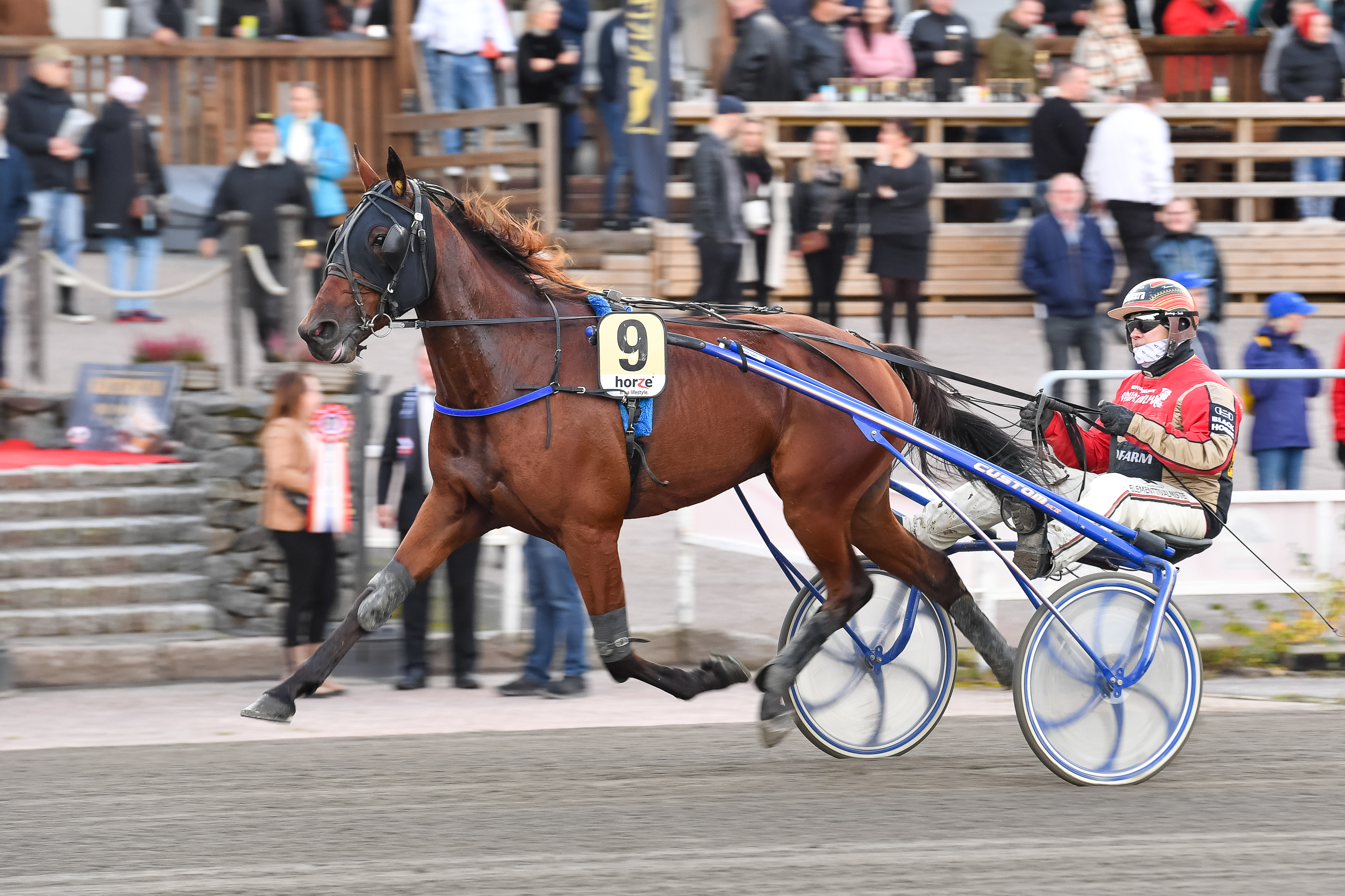 Tuomas Pakkanen ohjasti Goodbrotheria viime syksyn Kriteriumissa.