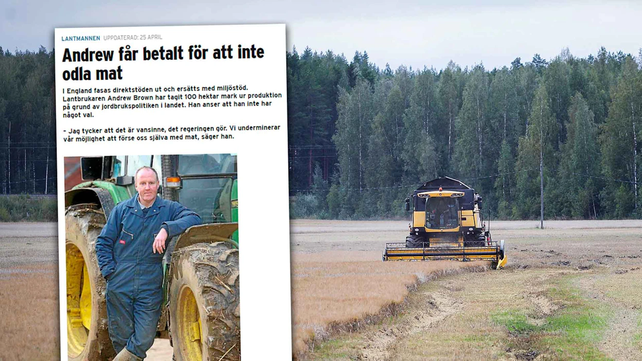 Andrew Brown pelkää, että jopa puolet pienistä perhetiloista lopettaa seuraavien kymmenen vuoden aikana.