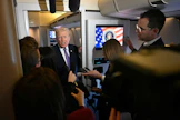 Yhdysvaltain presidentti Donald Trump sanoi toimittajille virkakoneessaan Air Force Onessa, että Ukrainalla on joitakin ongelmia, mutta hän katsoo, että sopimukseen voidaan tästä huolimatta päästä.