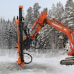 ExcaDrill-poralaitteita käytetään kaivinkoneissa kokoluokissa 9–45 tonnia.