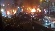 Päätös julistaa Euroopan maiden armeijat terroristiryhmiksi on seurausta siitä, että EU lisäsi Iranin kansalaisprotesteja väkivalloin tukahduttaneen Iranin vallankumouskaartin EU:n terroristijärjestöjen listalle. LEHTIKUVA / AFP.