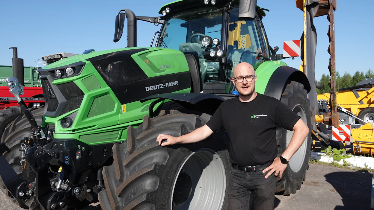 Deutz-Fahr on Suomessa jäänyt ilman omaa syytään muiden merkkien varjoon. Keski-Euroopassa merkillä on monessa maassa varsin merkittävä markkinaosuus, kertoo konekauppias Tuomas Reinikainen