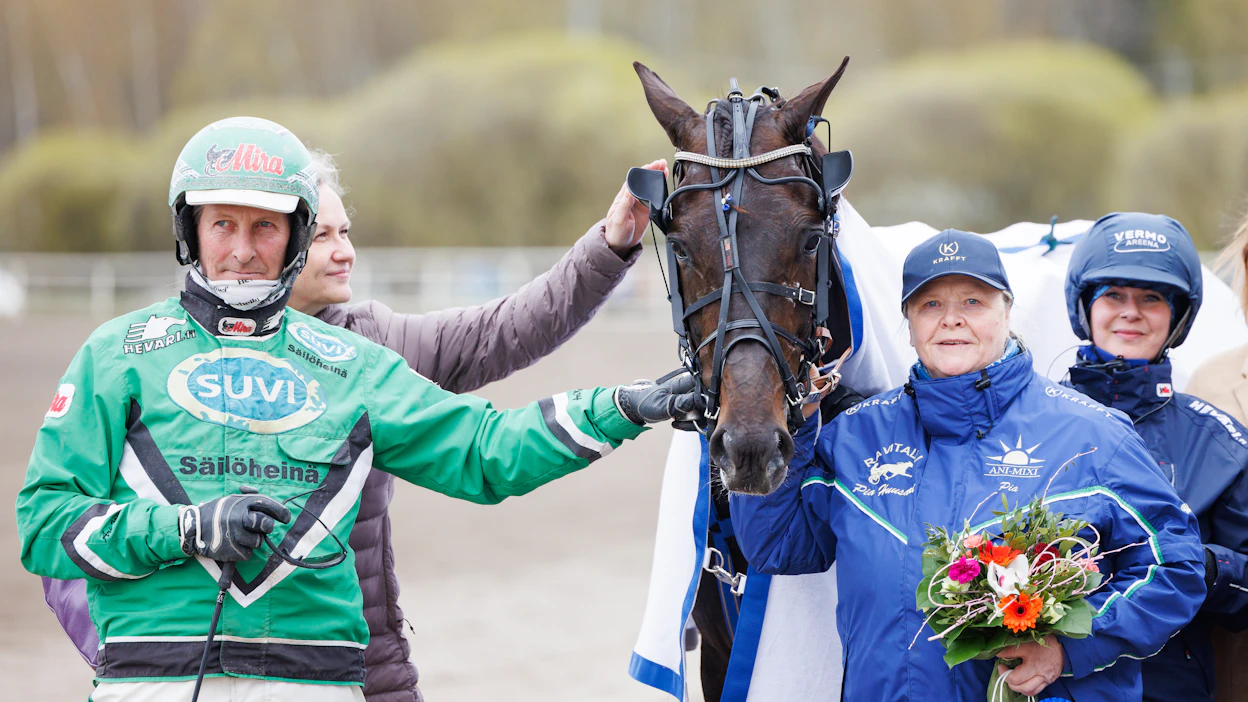 Ari Moilanen vastaa Vincent C.D:n ohjastuksesta ja Pia Huusari valmennuksesta.
