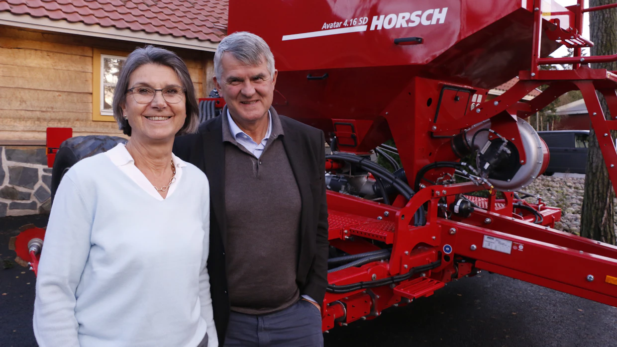 Cornelia ja Michael Horsch tekivät Suomeen pikavierailun Turun Konekeskuksen kutsumina.