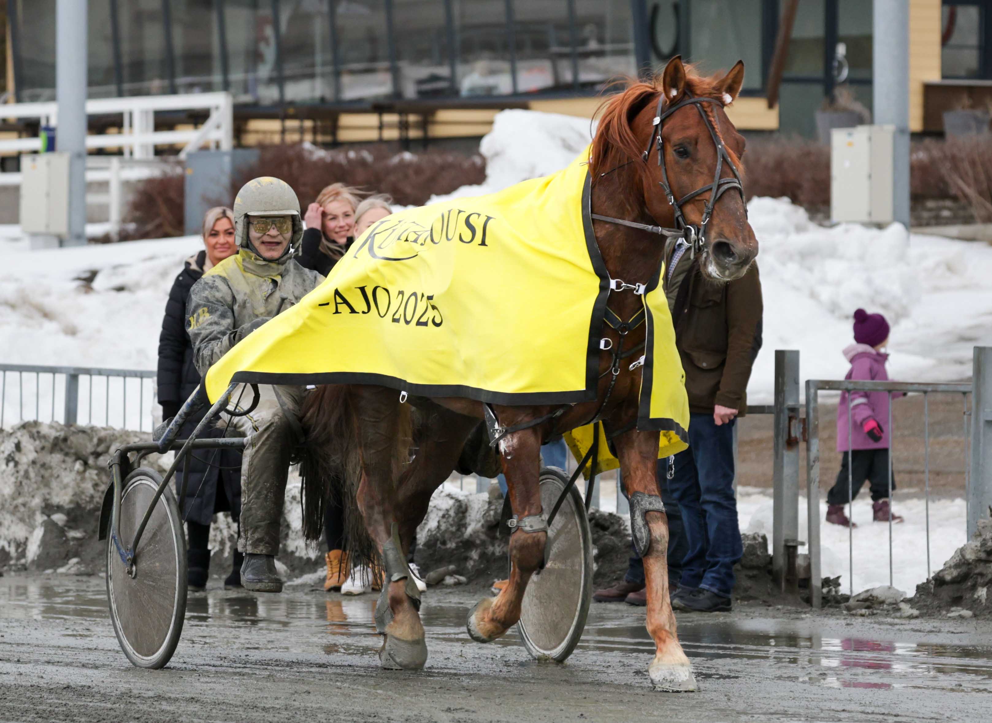 Vauhtis oli Kultajousi-ajon juhlittu sankari. 
