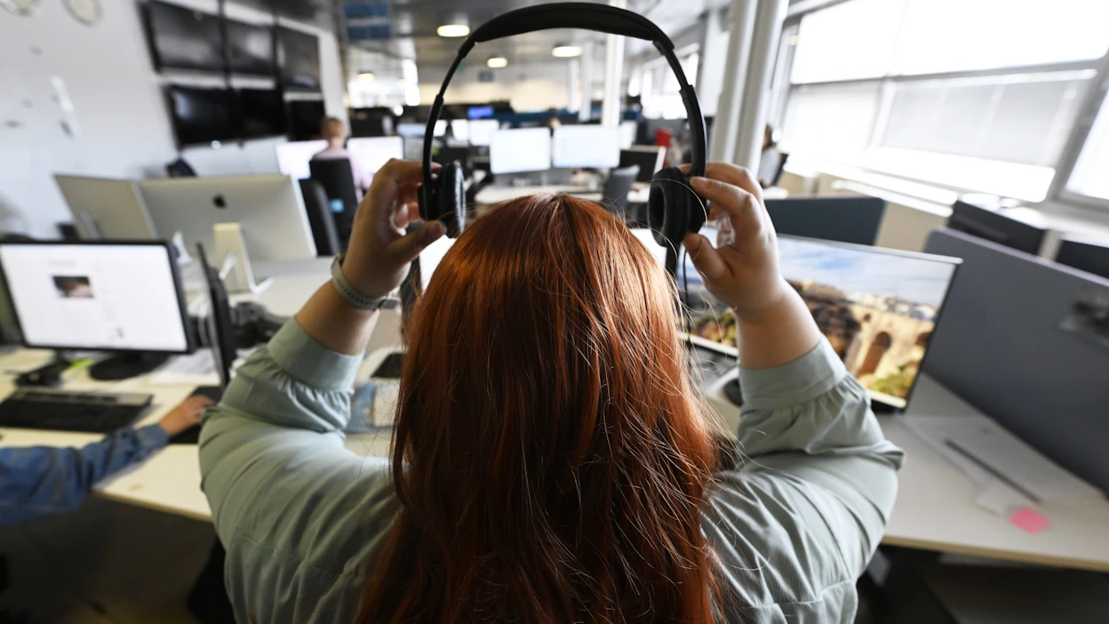Etla kertoo tekoälyn aktiivisen käytön olevan yhteydessä vahvempaan työn imuun eli kokemukseen työn innostavuudesta ja mielekkyydestä. VESA MOILANEN / LEHTIKUVA.