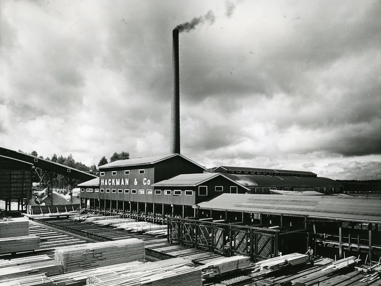 Honkalahden sahan toiminta laajeni 1950-luvulla.
