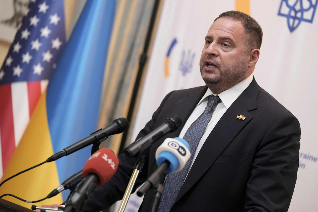 Ukrainan presidentin kansliapäällikkö Andri Jermakin mukaan seuraava tapaaminen järjestetään Yhdysvaltain delegaation kanssa. Arkistokuva. LEHTIKUVA/AFP.