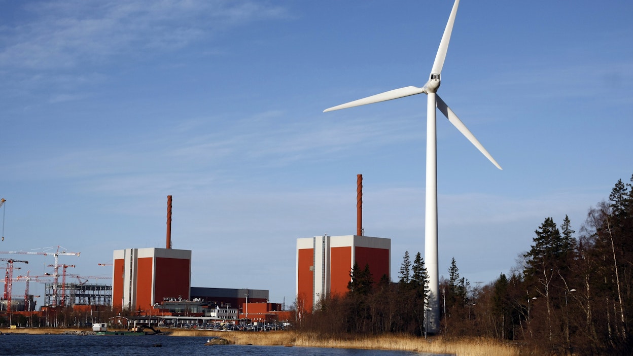 Arkistokuva Olkiluodosta.