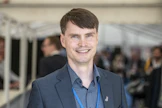 Heikki Autto perjantaina kokousteltalla. 