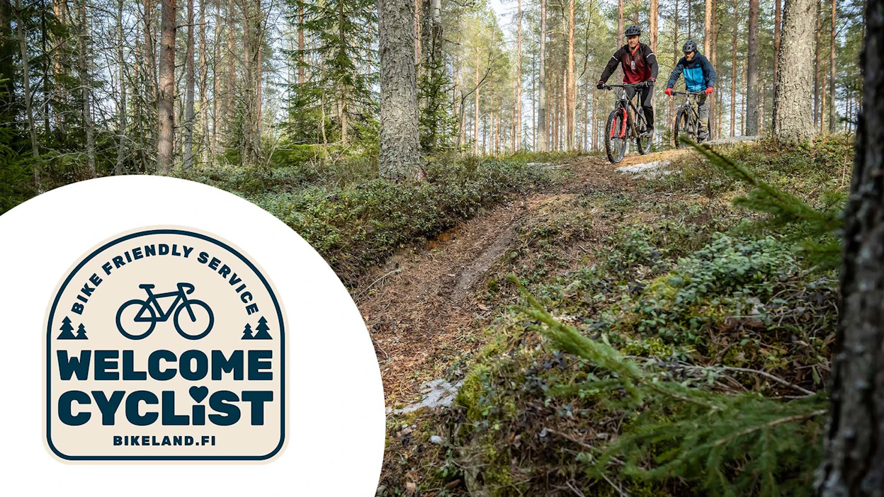 Bikeland.fi-sivustolta löytyy reittejä niin maasto- kuin retkipyöräilyynkin, on myös paikkoja alamäkipyöräilyyn ja paikallisreittejä. Talvipolkujakin on listattu muutama.
