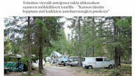 Savon Sanomien sivuilta otetussa kuvakaappauksessa näkyy tontin kokoa. Kunnan mielestä siinä saa olla enintään kaksi autoa.
