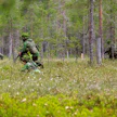 Suot estävät ja hidastavat joukkojen liikettä. Reserviläiset harjoittelivat Nurmeksessa kesäkuussa.