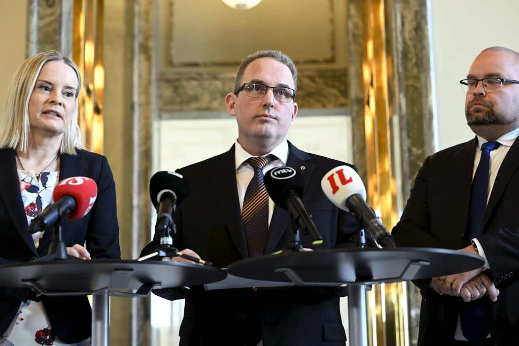 Perussuomalaisilta on vaadittu toimia sen jälkeen, kun selvisi, että Vornanen oli osallisena ampumavälikohtauksessa. LEHTIKUVA / HEIKKI SAUKKOMAA.