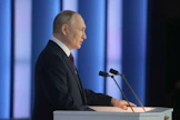 Venäjän saavutusten osalta presidentti Vladimir Putin kehui erityisesti maan taloustilannetta haastavissa oloissa. 