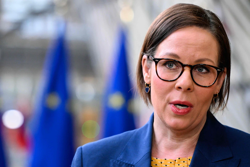 Ulkoministeri Maria Malmer Stenergardin mukaan uusi tiedusteluelin aloittaa tehtävänsä tammikuussa 2027. AFP/LEHTIKUVA.