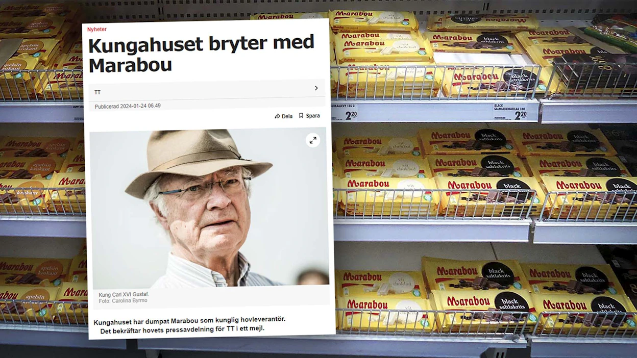 Ruotsin kuninkaalliset boikotoivat Marabouta.