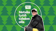 Eveliina Virkkunen viihtyy vapaa-ajallaan metsästyksen ja marjastuksen parissa.