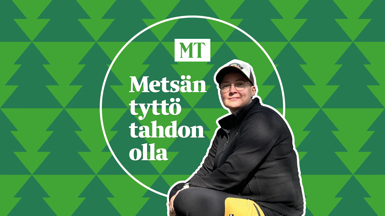 Eveliina Virkkunen viihtyy vapaa-ajallaan metsästyksen ja marjastuksen parissa.