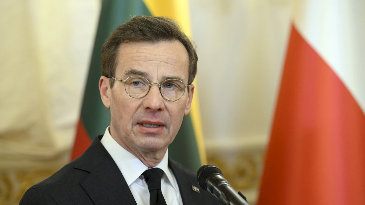 Ruotsin pääministerin Ulf Kristerssonin mukaan Itämeren turvallisuus on Ruotsille äärimmäisen tärkeää. LEHTIKUVA / Vesa Moilanen.
