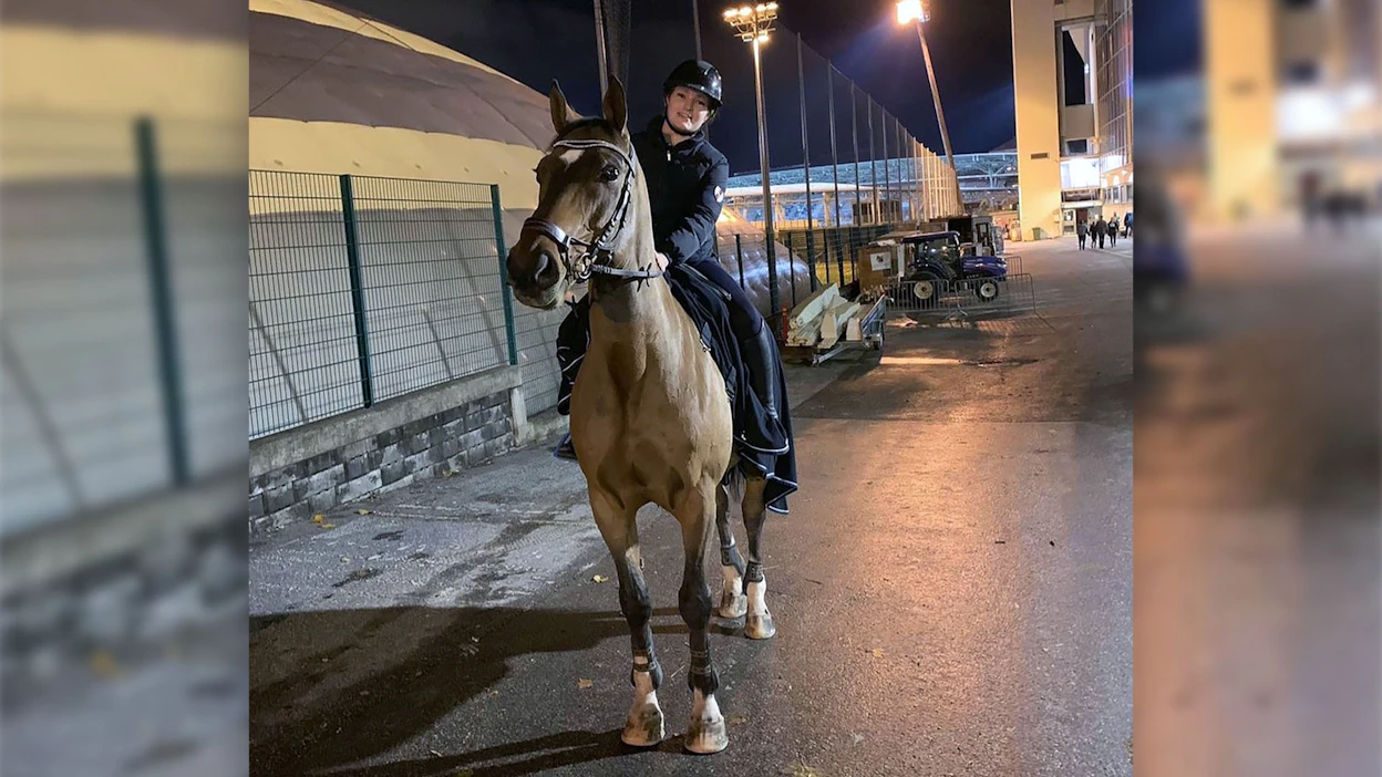 Erika Kähönen ja Larson osallistuivat muutama vuosi sitten HIHS:n Amateur Tourille. Perhe on vuosien ajan myös osallistunut HIHS:iin vapaaehtoistyöntekijöinä.