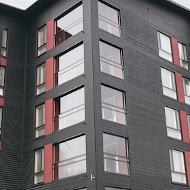Seinäjoen asuntomessuilla esiteltiin vuonna 2016 Lakean puukerrostaloa.