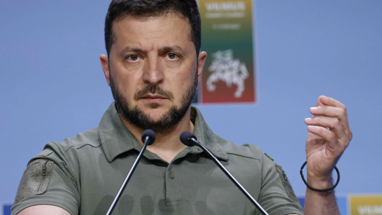 Ukrainan presidentti Volodymyr Zelenskyi sanoi toivovansa Euroopan "täyttävän velvoitteensa" sen jälkeen, kun nykyiset Ukrainan viljaa koskevat rajoitukset lakkaavat. Arkistokuva.