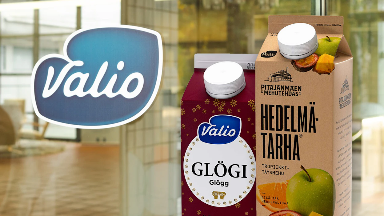 Muutaman vuoden kuluttua kaikki Valion mehut ja välipalatuotteet valmistetaan saman katon alla.
