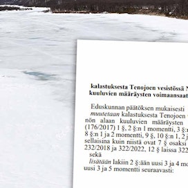 Teno on Suomen ja Norjan rajajoki. Lohenkalastusta säännellään valtioiden välisellä sopimuksella. Tuoreen sopimusehdotuksen päivitetyn version lausuntokierros päättyi 15. tammikuuta.