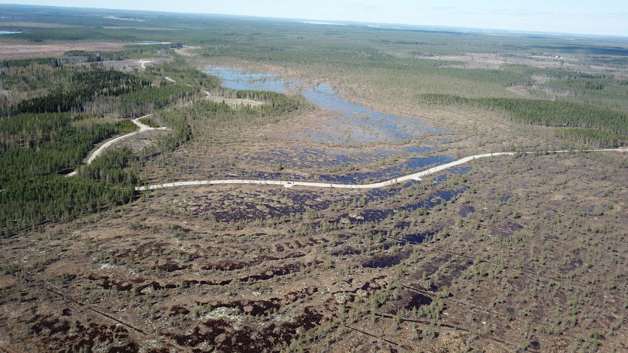 Piitsonsuon 360 hehtaarin ennallistamishanke on Suomen suurin yksityismailla toteutettu.