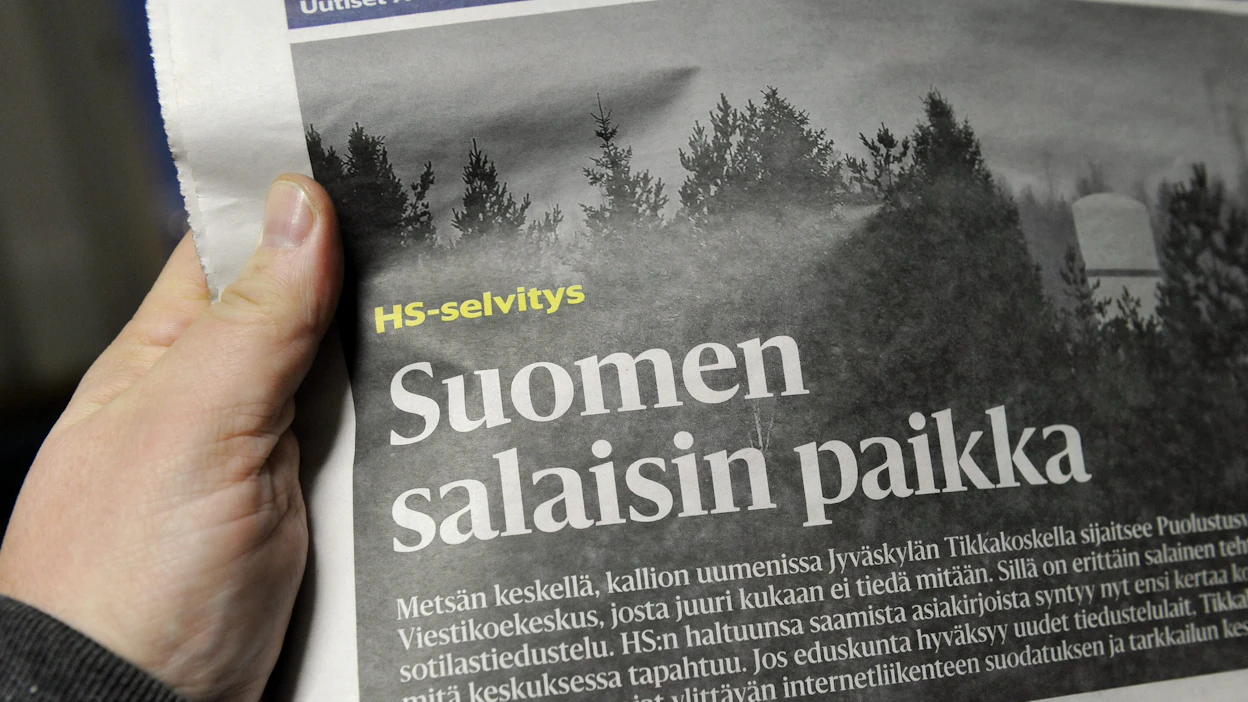 Hovioikeus tuomitsi kaksi Helsingin Sanomien toimittajaa turvallisuussalaisuuden paljastamisesta ja sen yrityksestä. LEHTIKUVA / Timo Jaakonaho.