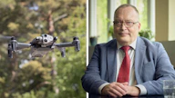 Jyri Kosolan mukaan Suomi tarvitsee yhtenäisen järjestelmän droonien hallintaan ja torjuntaan. Kuvassa puolustusvoimien kalustoon kuuluva taistelijan mikrolennokki.